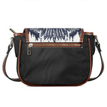 Tribal Native Indian Girl Print Saddle Bag