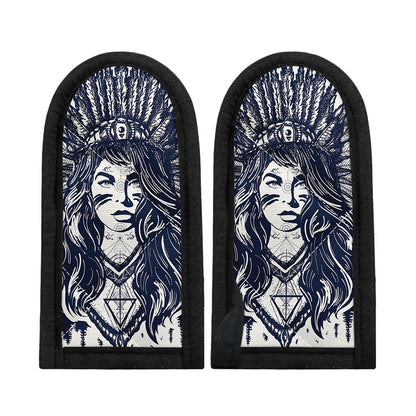 Tribal Native Indian Girl Print Skillet Handle Cover