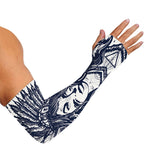 Tribal Native Indian Girl Print Sun Protection Arm Sleeves