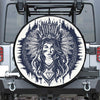 Tribal Native Indian Girl Print Tire Cover