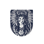 Tribal Native Indian Girl Print Toilet Lid Cover
