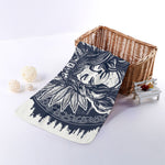 Tribal Native Indian Girl Print Towel