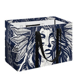 Tribal Native Indian Girl Print Utility Tote Bag