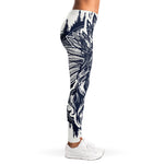 Tribal Native Indian Girl Print Women's Leggings