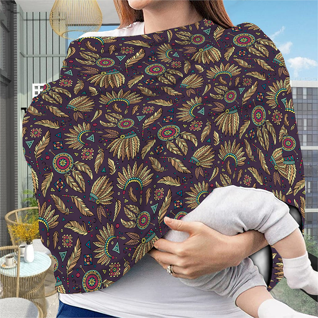 Tribal Native Indian Pattern Print Baby Seat Cover