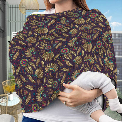 Tribal Native Indian Pattern Print Baby Seat Cover