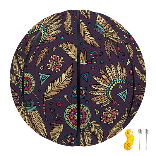 Tribal Native Indian Pattern Print Basketball