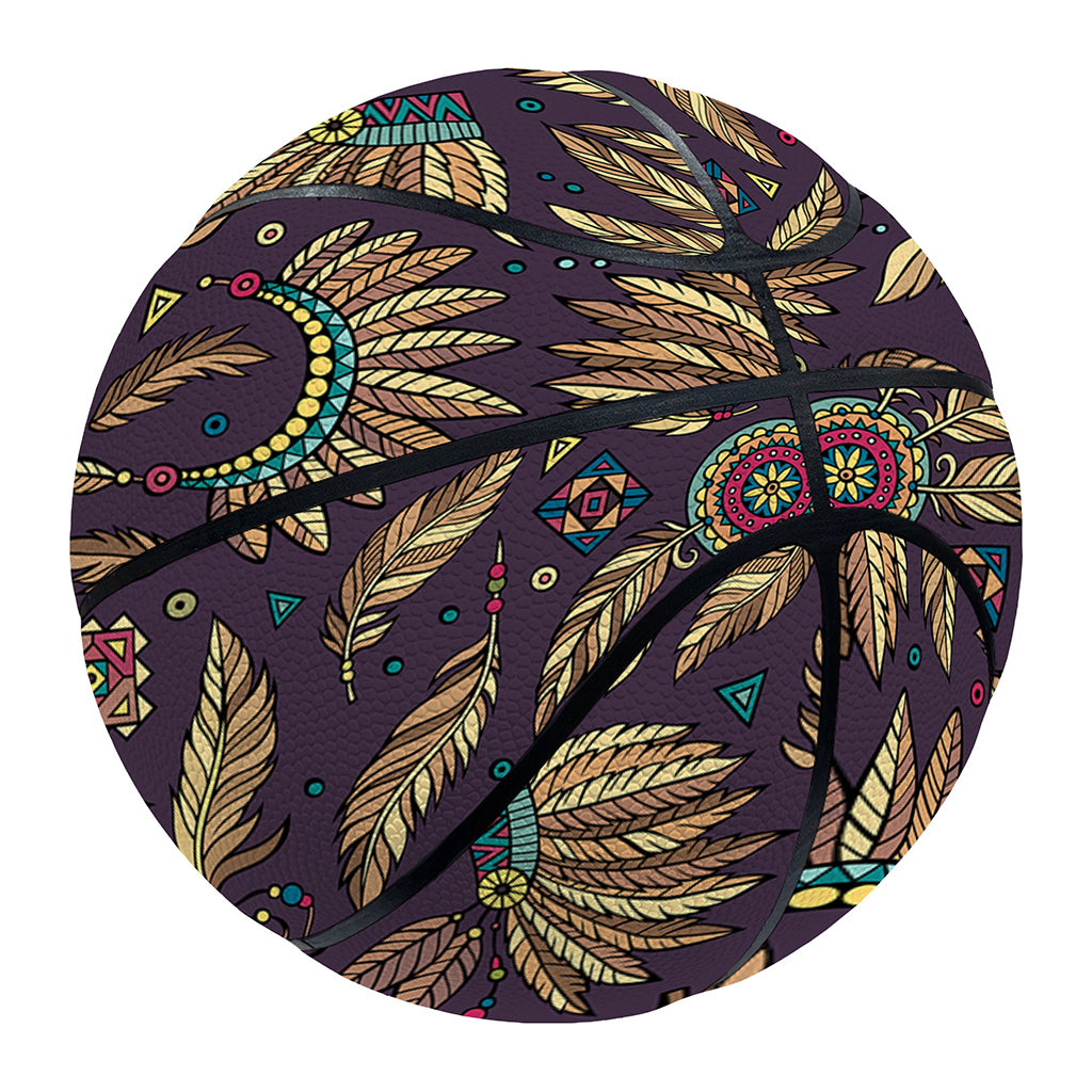 Tribal Native Indian Pattern Print Basketball