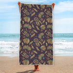 Tribal Native Indian Pattern Print Beach Towel