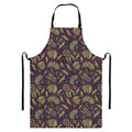 Tribal Native Indian Pattern Print Bib Apron With Pocket