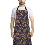 Tribal Native Indian Pattern Print Bib Apron With Pocket