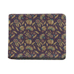 Tribal Native Indian Pattern Print Bifold Wallet