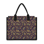 Tribal Native Indian Pattern Print Canvas Tote Bag