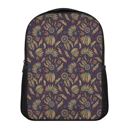 Tribal Native Indian Pattern Print Casual Backpack