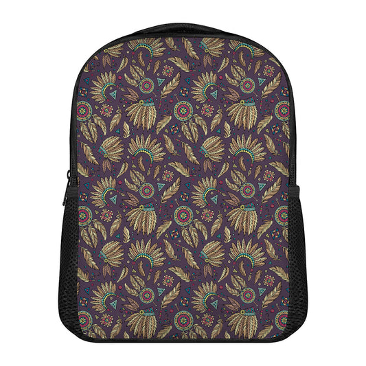 Tribal Native Indian Pattern Print Casual Backpack