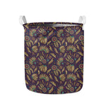 Tribal Native Indian Pattern Print Collapsible Laundry Basket