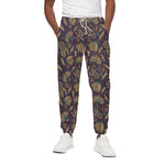 Tribal Native Indian Pattern Print Cotton Pants