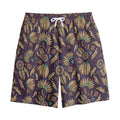 Tribal Native Indian Pattern Print Cotton Shorts