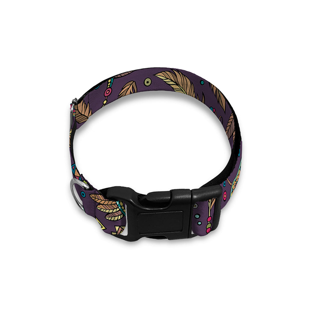 Tribal Native Indian Pattern Print Dog Collar