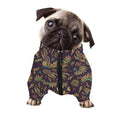 Tribal Native Indian Pattern Print Dog Zip Up Jacket