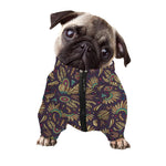 Tribal Native Indian Pattern Print Dog Zip Up Jacket