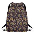 Tribal Native Indian Pattern Print Drawstring Backpack