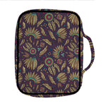 Tribal Native Indian Pattern Print Front Pocket Bible Bag