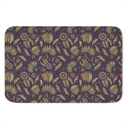 Tribal Native Indian Pattern Print Indoor Door Mat