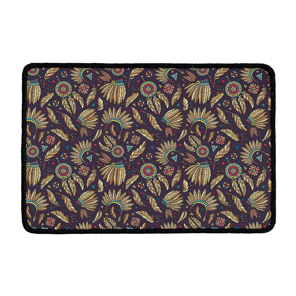 Tribal Native Indian Pattern Print Kitchen Mat