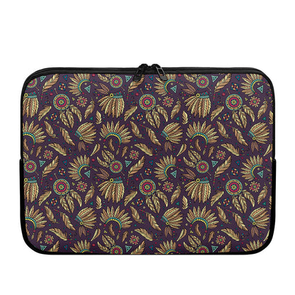 Tribal Native Indian Pattern Print Laptop Sleeve