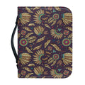 Tribal Native Indian Pattern Print Leather Bible Cover