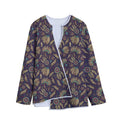 Tribal Native Indian Pattern Print Long Sleeve Short Coat