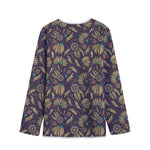 Tribal Native Indian Pattern Print Long Sleeve Short Coat