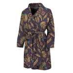 Tribal Native Indian Pattern Print Men's Bathrobe