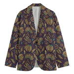 Tribal Native Indian Pattern Print Men's Blazer