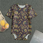 Tribal Native Indian Pattern Print Men's Bodysuit