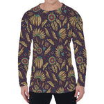 Tribal Native Indian Pattern Print Men's Long Sleeve T-Shirt