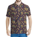 Tribal Native Indian Pattern Print Men's Polo Shirt