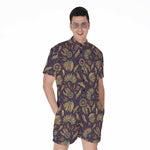 Tribal Native Indian Pattern Print Men's Rompers