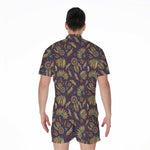 Tribal Native Indian Pattern Print Men's Rompers