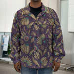 Tribal Native Indian Pattern Print Men's Shirt Jacket