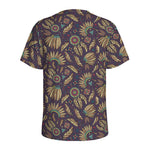 Tribal Native Indian Pattern Print Men's Sports T-Shirt