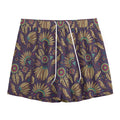 Tribal Native Indian Pattern Print Mesh Shorts