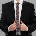 Tribal Native Indian Pattern Print Necktie