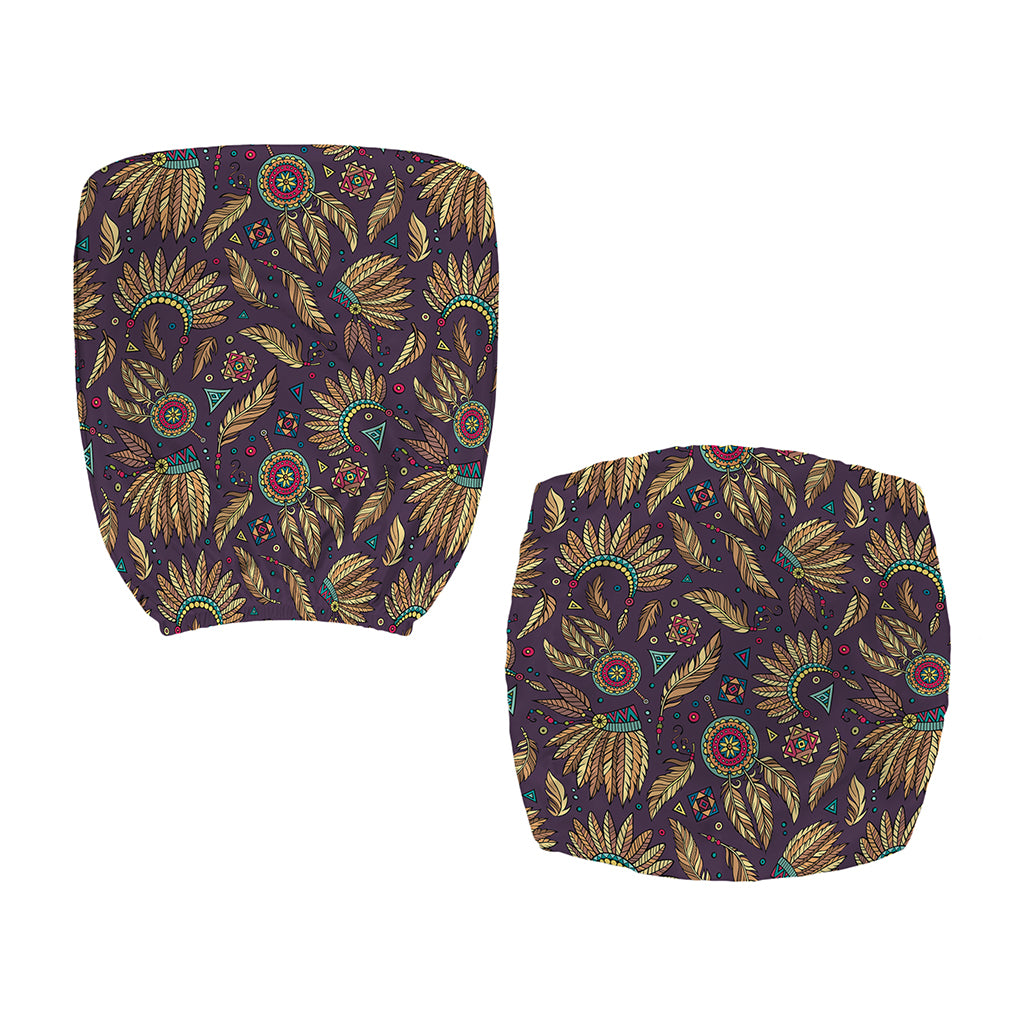 Tribal Native Indian Pattern Print Office Chair Cover