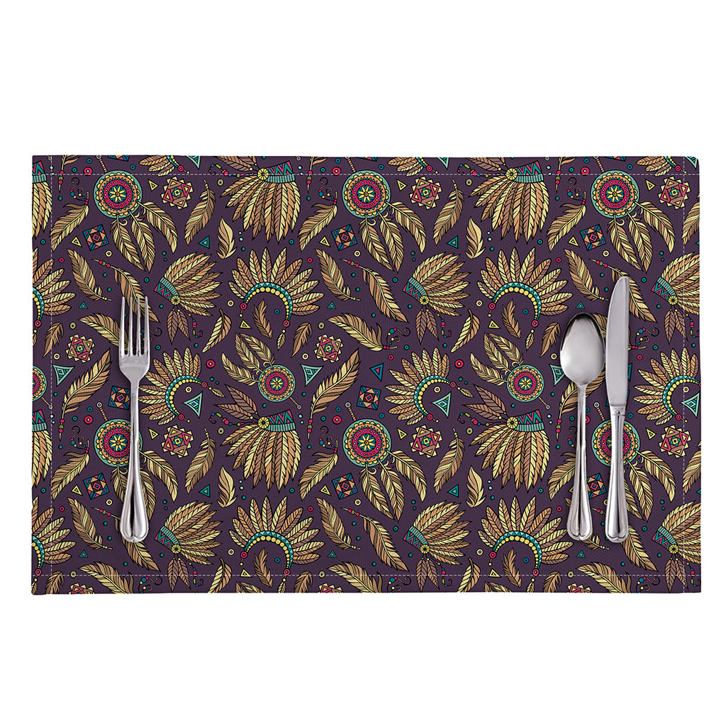 Tribal Native Indian Pattern Print Placemat