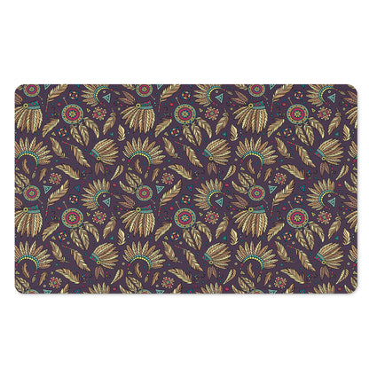 Tribal Native Indian Pattern Print Polyester Doormat