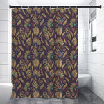 Tribal Native Indian Pattern Print Premium Shower Curtain