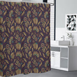 Tribal Native Indian Pattern Print Premium Shower Curtain