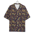 Tribal Native Indian Pattern Print Rayon Hawaiian Shirt